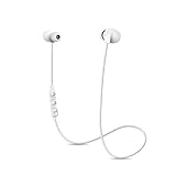Karakao H1 Bluetooth Headphones 4.1 Wireless Runing Earbuds Workout Earphones with Mic for iPhone and Android - White Headset