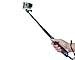 Extendable Selfie Self Stick Pole for GoPro Hero Hero2 Hero3 Hero4 Hero5 Hero6 Aluminum Dive Telescopic Monopod Handle Extension (19cm to 49cm) by ADIKA