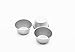 CLSstar Set 6 Non-stick Personal Drums Popovers/Chocolate Melting Pot/Pudding Cup/Raspberry Milk Cow/Darioles Ramekins Brunswick Mold / 3