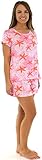 PajamaMania Women's Bamboo Jersey Light Weight Tee and Shorts Pajama Sets