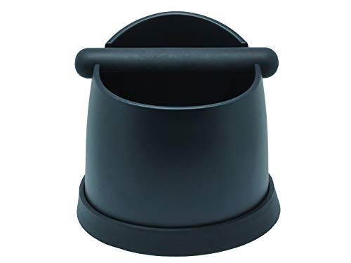 scarlet espresso | Abklopfbehälter »Pico Bello« für Kaffeesatz aus dem Siebträger; Abschlagbehälter in hochwertiger Barista-Qualität (Set: Schwarzer Abklopfbehälter & 58 mm Tamper) – Bild 3