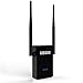 MSRM US302 Wi-Fi Extender with 360 Degree 300Mbps Full WiFi Covering with High Gain Dual External Antennas High Gain Conventivity (Black)