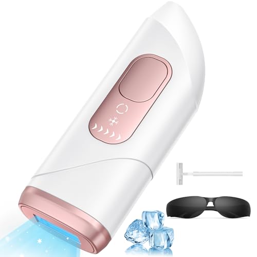 Beauris Pulsed Light Epilator with Cooling Function, Laser Epilator for 5 Energy Levels, Unlimited Flash, Pulsed Light Epilation for Women and Men, Armpits, Legs, Bikini Zone