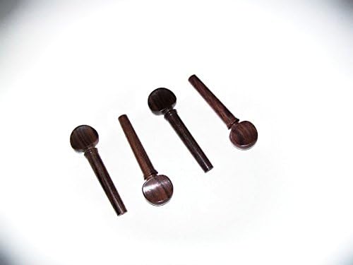 A 1 Set of 4 Viola Polished Rosewood Pegs, 4 Pegs VWWS