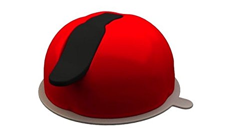 iSucker, Red with a Black lever for use with iPad, Android, Samsung, Kindle, Nook. It's an ergonomic handle, and can also be used as a stand.