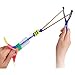 Whistling Helicopter Slingshot Outdoor LED Light-up Flying Toy for Kids and adults - fun at the beach, park, birthday parties or even camping and the 4th of July (4-PACK)