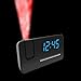HDi Audio Large Display 1.2 Blue LED Digital Projection Alarm Clock Digital AM/FM Radio, Dual Alarm Clock, Battery Backup with 3 Dimming Options - HCR-250