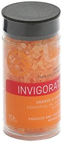 Essential Oil Infused Bath Salts 3" Tube | Orange &amp; Vanilla (Invigorate) by Blumsi