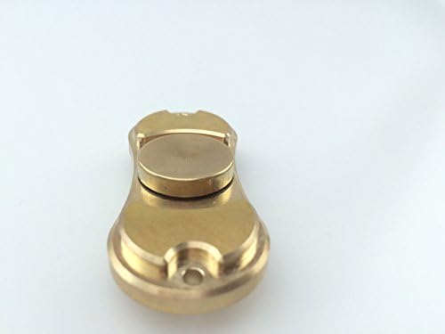 Jamesmarket Fight Spinner Toys For Adults ADHD, Anxiety,Autism Tri-Spinner Fidget Toy Smooth Surface with Copper Color Golden