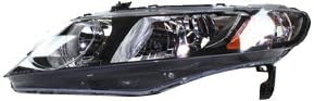 TYC Left Headlight Assembly Compatible with 2006-2011 Honda Civic