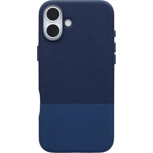 Otterbox Leather Alternative Slim Funda para iPhone 16 Plus, a Prueba de Golpes, a Prueba de caídas, Funda Fina Protectora, Testada 3X con estándares Militares anticaídas, Azure Oasis