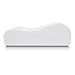 HUIERLAI Cervical Pillow for Neck Pain Orthopedic Pillow Contour Pillows for Sleeping Side Sleeper Firm Memory Foam Pillow Back Sleeper Neck Shoulder Support Bamboo Chiropractic Pillows (White)