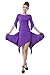 Colorfulworldstore ladies Latin salsa cha cha tango Ballroom Dance Dress-Fashion irregular Design