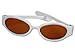 Sophia's 18 Inch Doll White Sunglasses & Case, 2 Pc. Set, Perfect for 18 Inch American Girl Dolls Clothes & More, White Doll Glasses & Floral Print Eyeglass Case