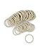 Heliums Small Hair Ties - Light Blonde - No Damage Mini 1 Inch Reusable 2mm Elastics for Thin Hair and Kids, Neutral Ponytail Holders - 48 Count
