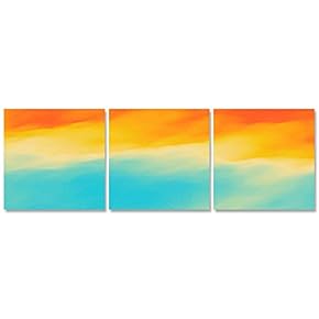 Canvas Wall Art Abstract Color Collage...