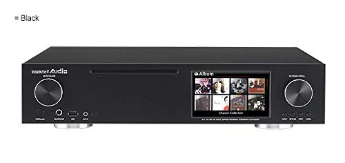 Cocktail Audio X30 All-In-One HiFi Audio System with Music Server/Network Streamer/CD Storage Ripper/Amplifier -- BLACK