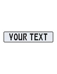 Personalizado Estilo  peo License Plate   10 Character Varios colores