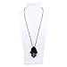 Bumkins Nixi Hamsa Silicone Pendant Teething Necklace, Black