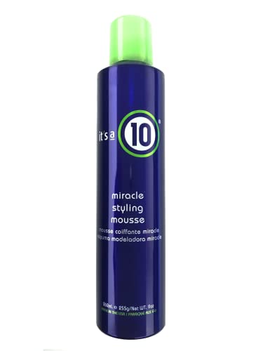 Schaumfestiger Damen Locken, It's a 10 Miracle Styling Mousse - Volumen Schaum & Locken Mousse - definiert Wellen & Locken mit starkem Halt ohne Verkl