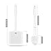 Topsky 3 Pack Toilet Brushes with Holder Set, Compact Toilet Bowl Brush Cleaner with Storage Caddy Long Handle Stiff Bristles Brush, White