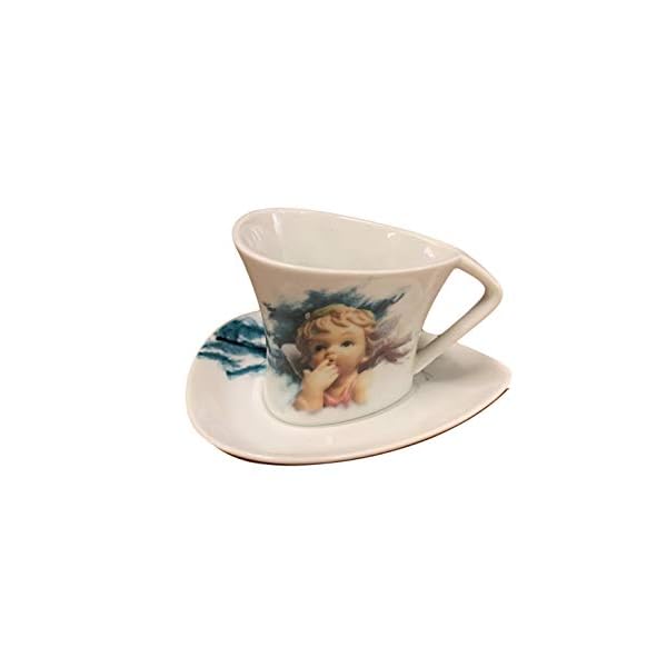NAVEL 6er Set Espressotassen Porzellan Kaffeeservice Angeli – Bild 3
