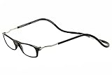 Clic Black Expandable XXL Reading Glasses, Black +3.00