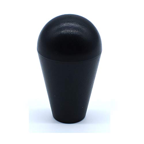 Arcity 2 Pcs Arcade Joystick Oval bat top Ball top Handle Knob American Type for Zippy SANWA SEIMITSU Arcade1up Machine Console Cabinet Black and Black