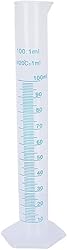 1PC 100ml Plastic Graduated Cylinder - Transparent