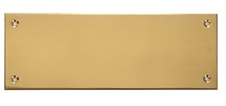 EDEL DESIGN RECHTECKIG GROSS MASSIV MESSING TÜRSCHILD 16 x 0,5 x 6 cm inkl. wunsch Gravur