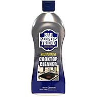 Bar Keepers Friend Multipurpose Cooktop Cleaner (13 oz) - Liquid Stovetop Cleanser - Safe for Use on Glass Ceramic Cooking Surfaces, Copper, Brass, Chrome, and Stainless Steel and Porcelain Sinks