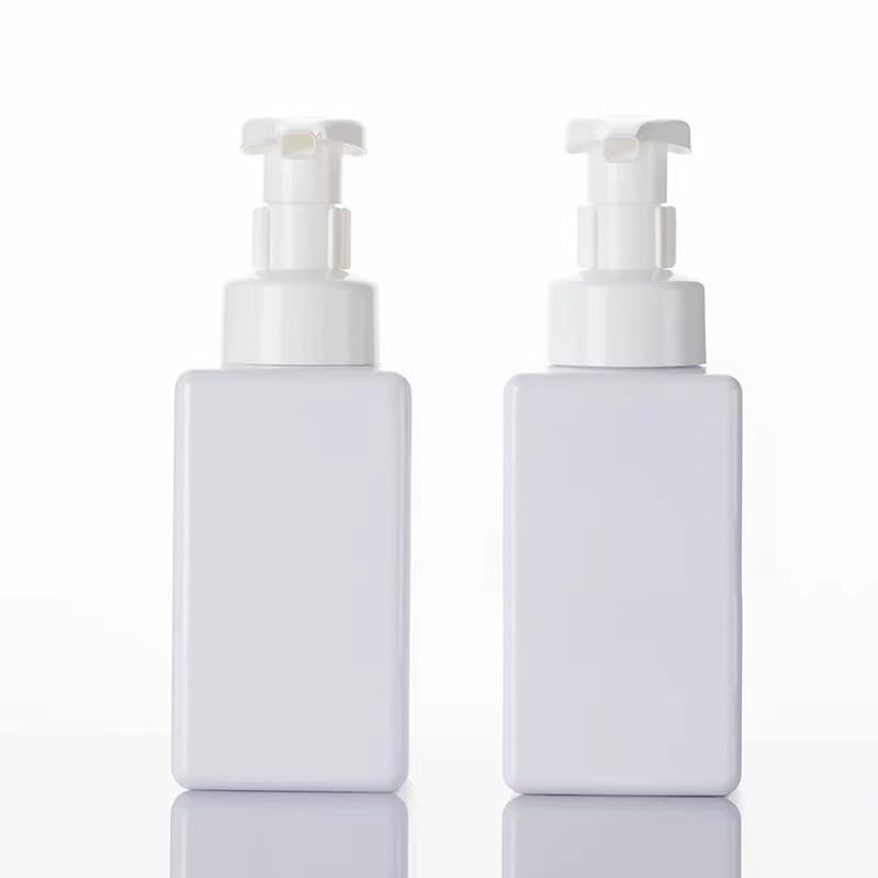 Photo 1 of 2 PCS-Foaming Soap Dispenser, Hand Soap Dispenser, Refillable Foam Liquid Hand Soap Empty Plastic Pump Bottle Container for Bathroom Vanities, Kitchen Sink, Hospital, Clinic?17 oz ? (White)