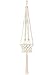 Mkono Macrame Hanging Planter Basket Plant Hanger Home Decor, Up to 8 Inch Flower Pot