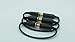 Great Value Tech 3 Replacement Headphone Wires with 3 Black Cover/Screws for iPhone 5/5s/5c LifeProof Cases