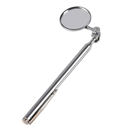 SWD Prime Automotive Telescopic Detection Lens Telescoping Inspection Round Mirror Extending Car Angle View Pen