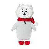 BT21 Official Merchandise with Line Friends - RJ Character Winter Standing Plush Doll 16 inches
