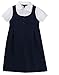 French Toast School Uniform Girls Peter Pan Collar 2-Fer Dress