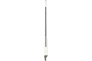 Thermco GW2511X Plain Form Salt Brine Hydrometer, Sodium Chloride % by Weight, 0 to 26.5% Range, 0.5° Division