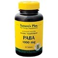 Nature's Plus - Paba, 1000 mg, 60 tablets