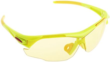 BushYou Outdoor Sport Cycling Bicycle Bike Riding Sunglasses Eyewear Goggle Eyeglass Polarized UV400 Lens (Yellow Green&Night Vision)