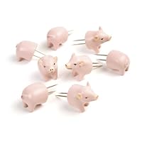 Charcoal Companion Pig Corn Holders, 4 Pairs