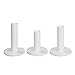Scott Edward Golf Practice Rubber Tee for Practice Mat, 3 Pieces Different Sizes Packed, 75mm, 65mm, 54mm (White)