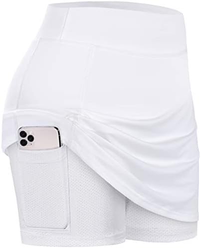 BLEVONH Womens Summer Tennis Skirts with Shorts Underneath