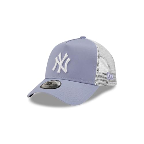 New Era Men's Cap-60240541 Cap, Trucker-Yankees-Purple-#27718, One Size UK
