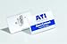 Durable Office Products Click-Fold Convex Badges (821419), Transparent, Pack of 25
