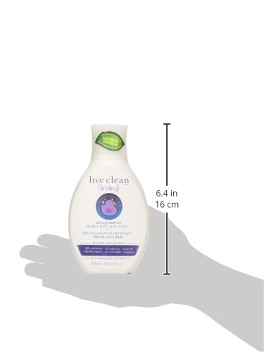 Live Clean Baby Calming Bedtime Bubble Bath & Wash, 10 Fluid Ounce