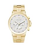 TRENDY FASHION Gold Metal Band Watch With Silver Dial BY FASHION DESTINATION