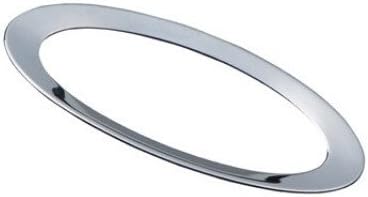 Harlex(TM) steering wheel ABS Chrome trim cover logo ring for ford focus kuga Ecosport Fiesta auto accessories