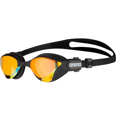 ARENA Cobra Tri Swipe Mirror Unisex Triathlonbrille für Erwachsene, Schwimmbrille mit Verspiegelten Gläsern, Anti-Beschlag, UV-Schutz, 3 Austauschbare
