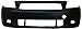 Paint-n-ship SC1000103-1F7- Scion TC Front bumper: Color Match for Scion TC 1F7-Classic Silver Metallic